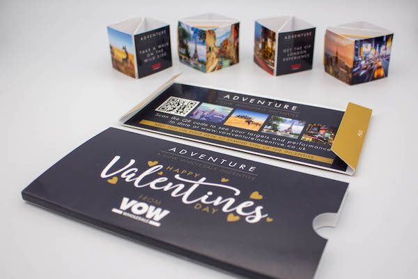 Sleeve Style Direct Mail with Pop Up Cube Elements